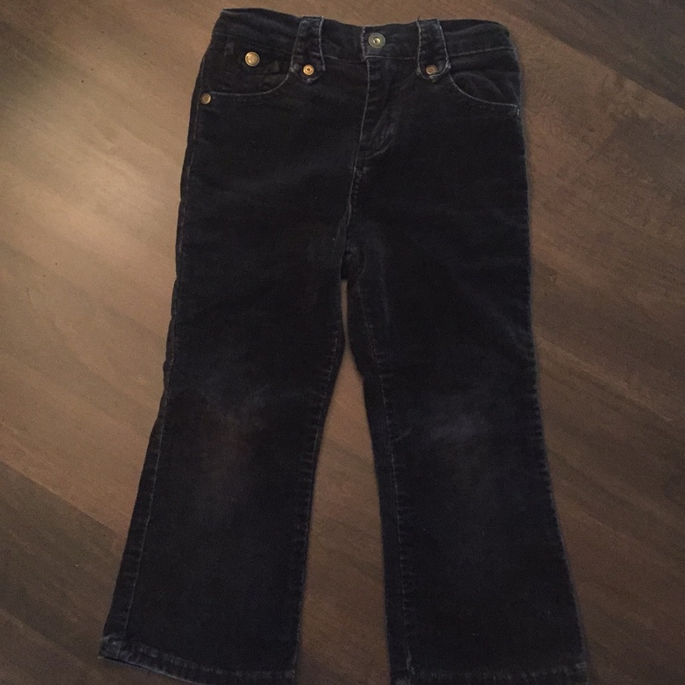 Calvin Klein charcoal corduroy pants, size 4T